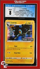 SWSH Black Star Promo Luxray SWSH023 Rebel Clash Prerelease Promo STAFF CGC 8 on eBay