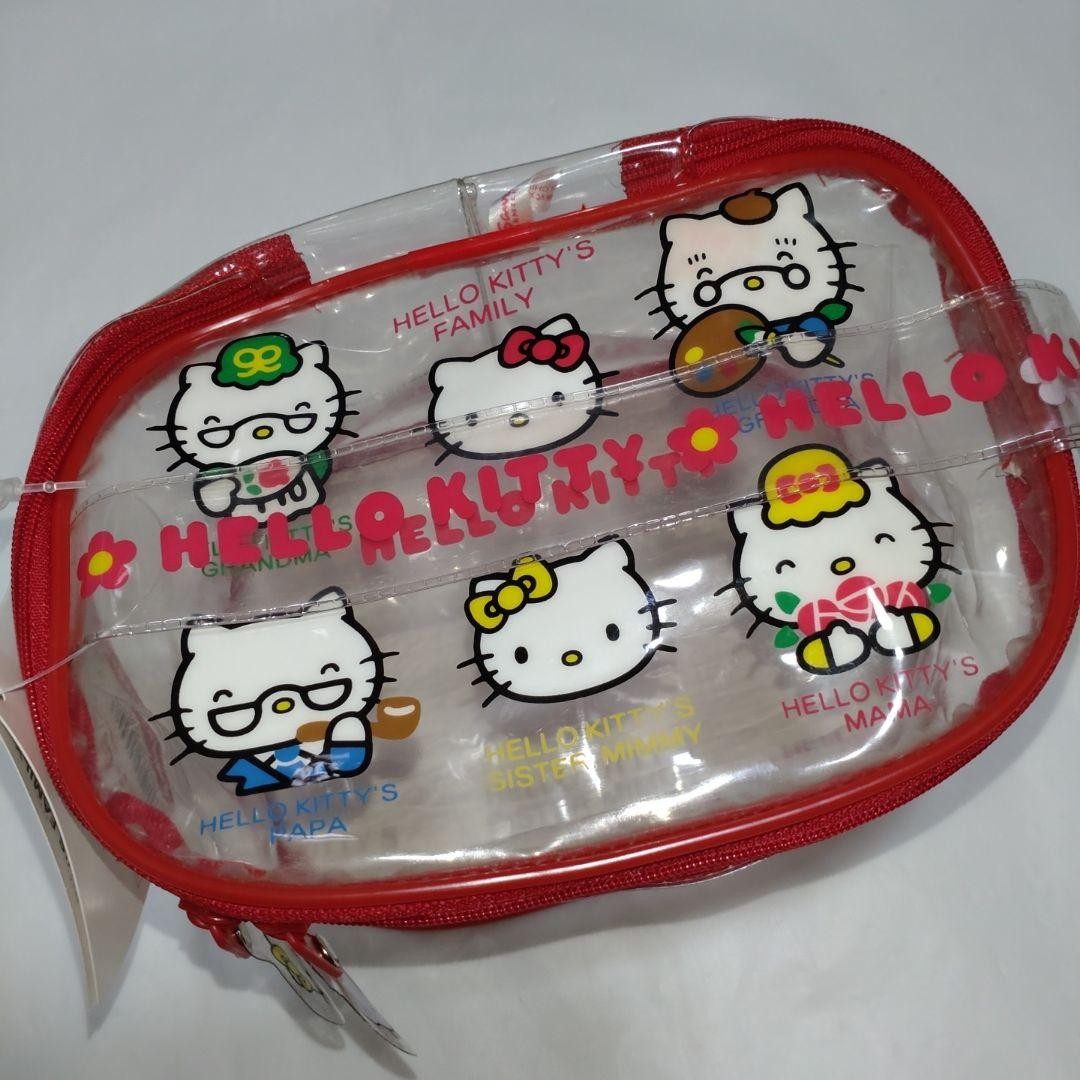 Sanrio Hello Kitty Family Plush Dolls Set with Pouch 25th