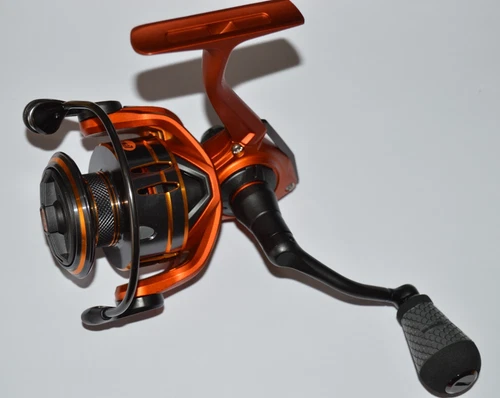 lews mach crush spinning reel mcr300a 11 bearings 6.2:1 orange black New display