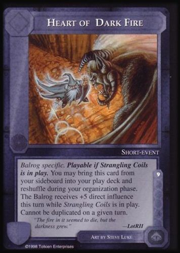 Heart of Dark Fire - Balrog - Middle-Earth CCG - Picture 1 of 6