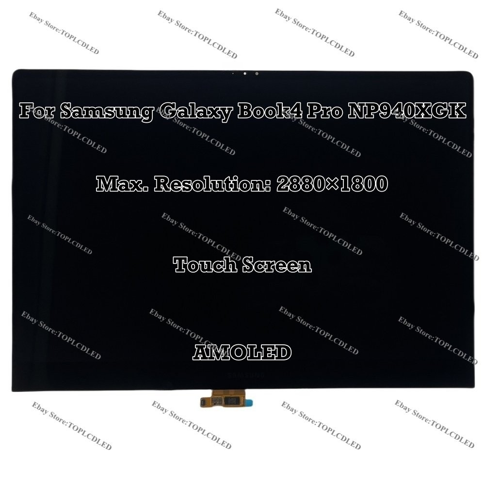 LCD Display Complete Samsung Galaxy Book4 Pro NP940XGK-KG1US 2.8K Touch Assembly
