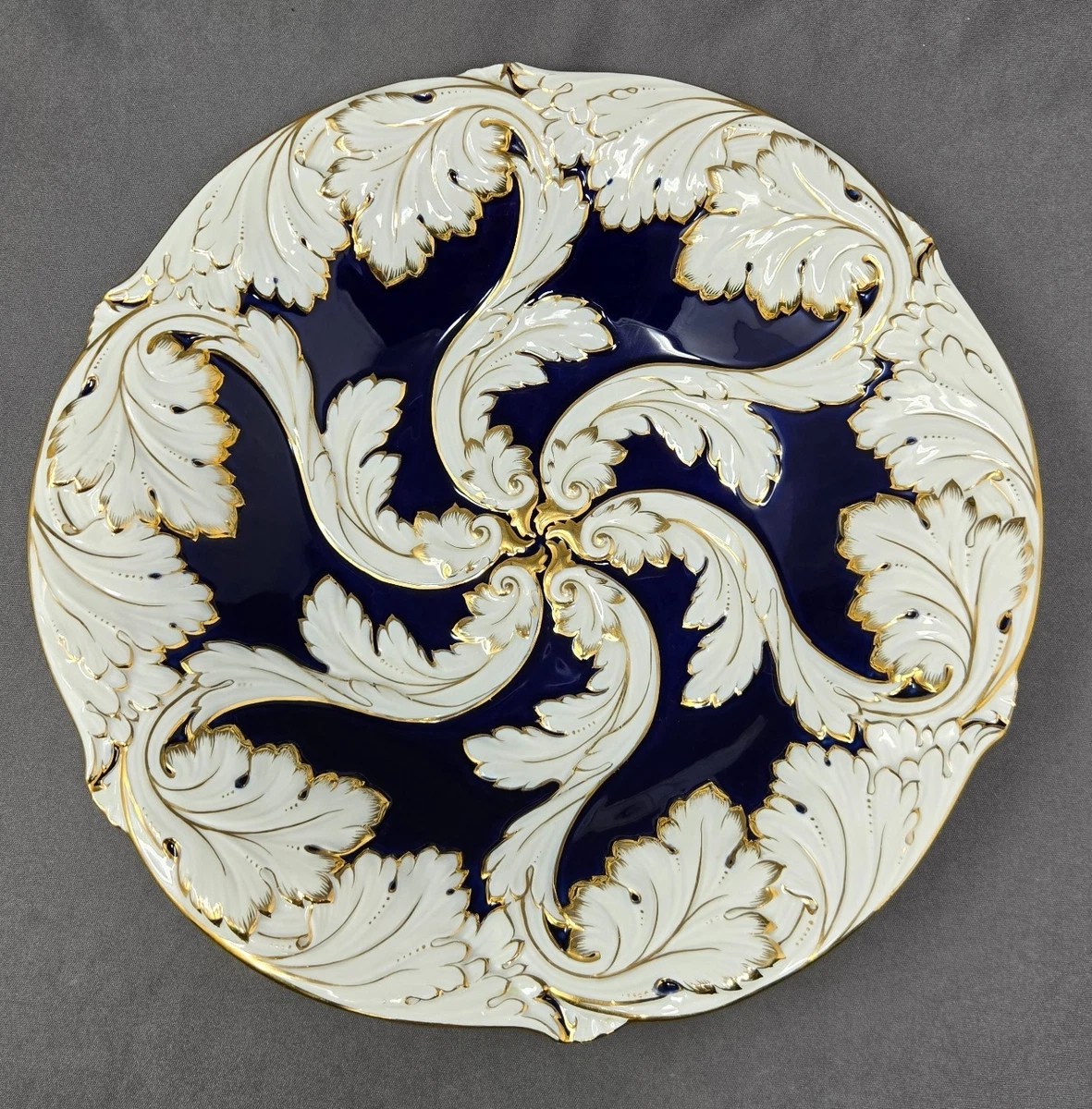 Meissen（マイセン 1825～1924 コバルト金彩　プレート　26.5㎝ Meissen Cobalt for sale | eBay