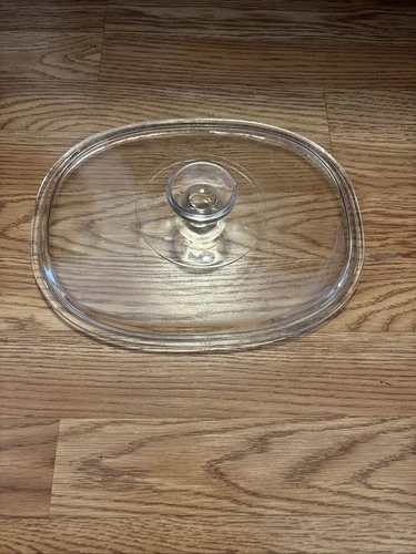 PYREX Corning Ware Glass Oval Replacement Lid DC 1 1/2 C Clear DC 1.5 C
