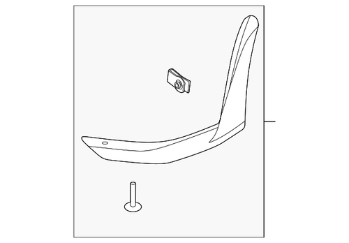 Tapicería de luz antiniebla genuina Ford KR3Z-17626-AA - Imagen 1 de 3