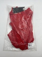 NWT Adidas Womens Ultimate365 Zip Mock Sleeveless Golf Polo Pure Ruby Red L