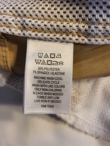 Panama Jack Beige Hybrid 9” Inseam Shorts Men's Waist Size 34 Golf - 第 5/8 張圖片