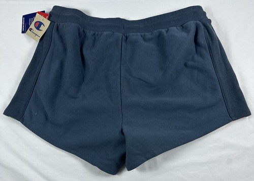 NWT! Champion Reverse Weave ColorBlock Sweat Shorts Mens 3XL Navy Green Pink - Picture 2 of 4