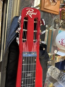Rogue RLS-1 Electric Lap Steel Guitar Red 6-String Right-Handed with Gig Bag