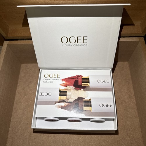 Ogee Face Stick Crystal Contour Collection Trio Opal Cooper Rose Quartz NEW - Picture 3 of 5