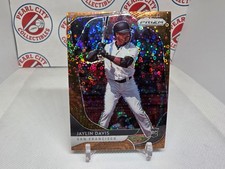 2020 Panini Prizm Burgundy Disco #192 Jaylin Davis San Francico Giants #22/25