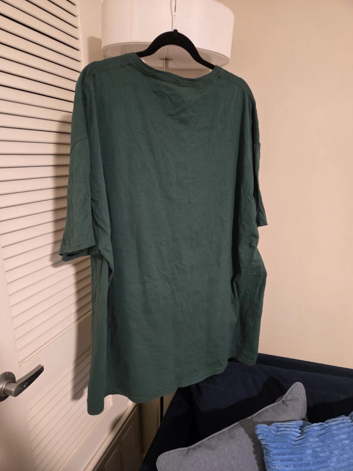 Camiseta WWE John Cena Respect Earn It Never Give Up Hustle Loyalty XL verde oscuro Foto 3 de 3