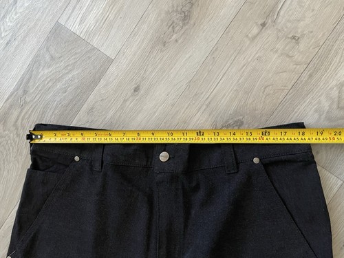 Carhartt Reworked Double Knee Carpenter Baggy Denim Jorts Shorts W36 - 第 8/8 張圖片