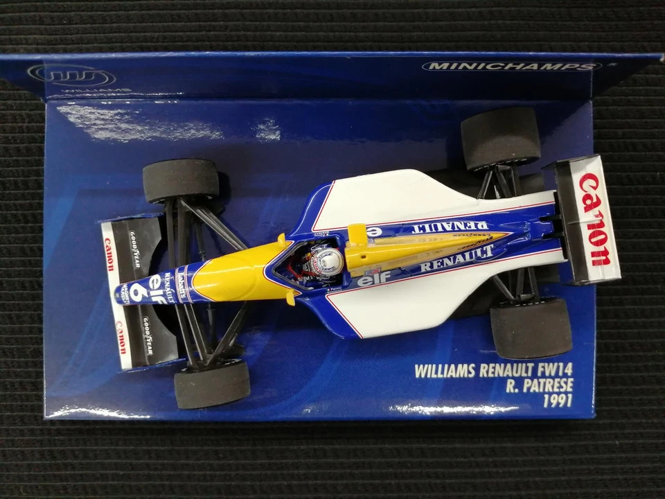 Minichamps WILLIAMS RENAULT FW14 R.PATRES 1/43 Minicar - Image 4 of 4