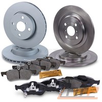 4X Bremsscheibe + Satz BremsbelÄGe Vorne + Hinten FÜR Toyota Yaris P9 P13