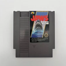 JAWS NES Game Cartridge 1987 LJN Nintendo Entertainment System Classic Retro