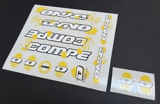 Decal Set for 1992 Dyno Compe - For Orange Splatter Frames