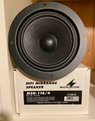 Monacor Lautsprecherchassis  MSH-116/4