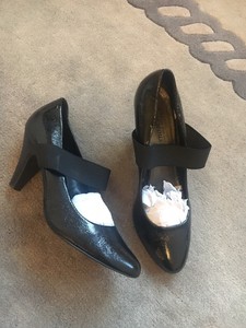 clarks chorus jazz black patent