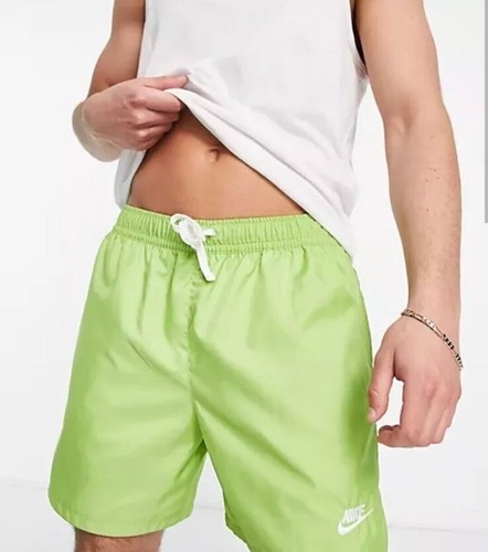 Nike Sportswear Essentials gewebte gefütterte Flow Shorts HERREN GRÖSSE XXL DM6829332 grün - Bild 4 von 10