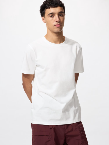 UNIQLO Premium 100% SUPIMA cotton Crew Neck Short-Sleeve T-Shirt NEW - Picture 17 of 27