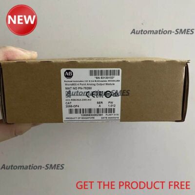 New Factory Sealed 2085-OF4 /A Micro800 4 Point Analog Output Module 2085OF4