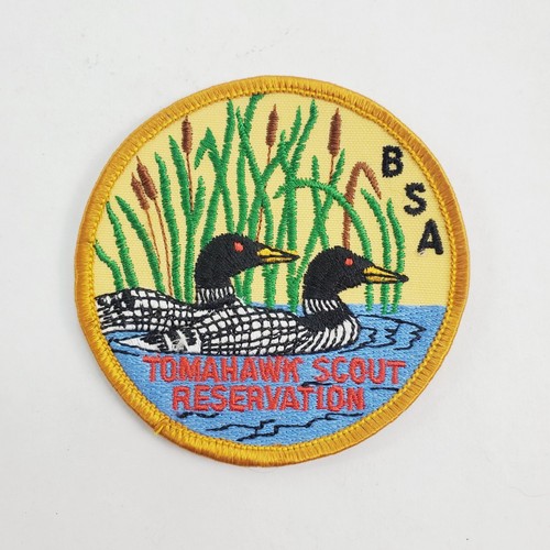 Tomahawk Scout Reservation Patch Loons BSA Boy Scouts Patch - Imagen 1 de 4
