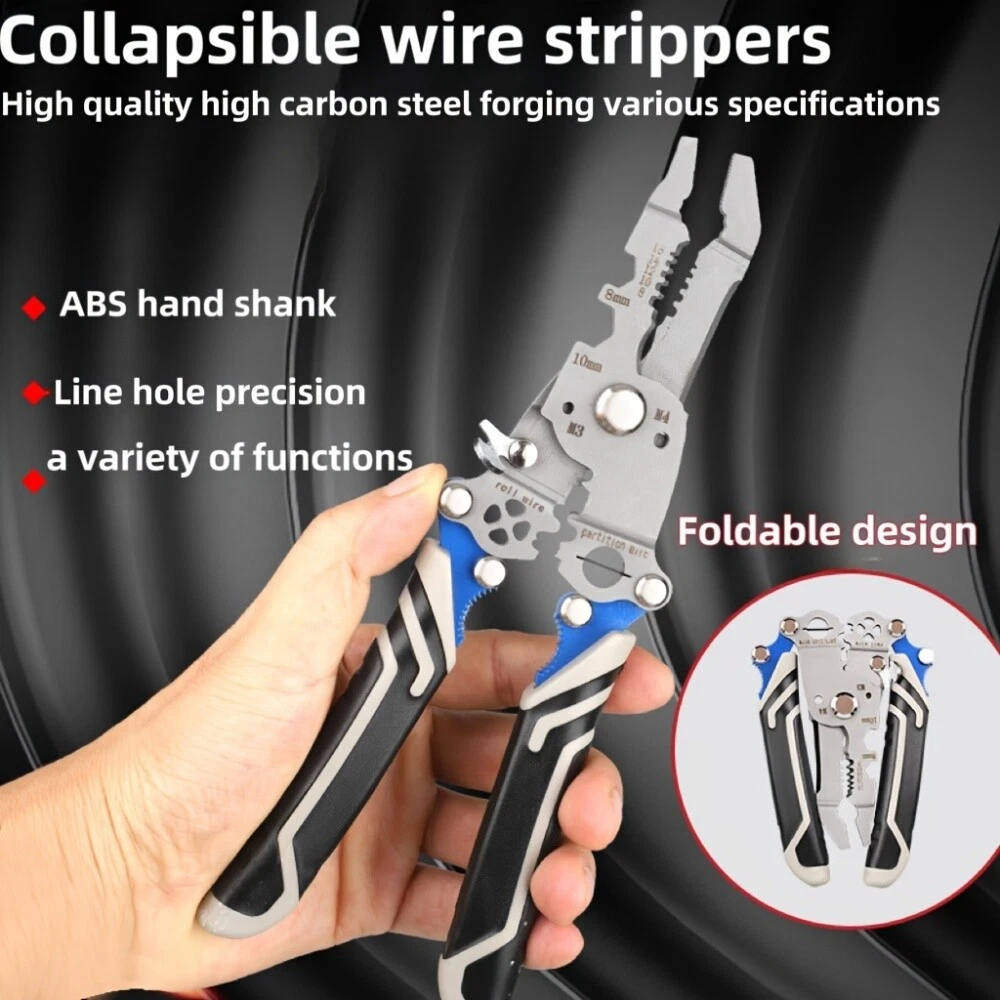 Electrician's Multi-Tool Pliers with Wire Stripper Cutter and Wrench  