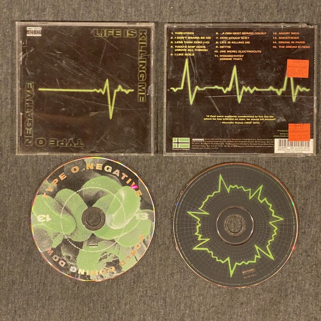 Life Is Killing Me [PA] by Type O Negative (CD, Jun2003, Roadrunner Records) for sale online eBay