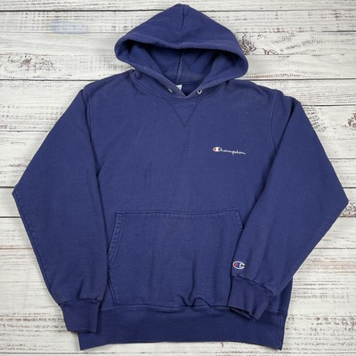 Vintage Champion Hoodie Vtg 90s Spell Out Script Hooded Sweatshirt M Usa Tag L | eBay