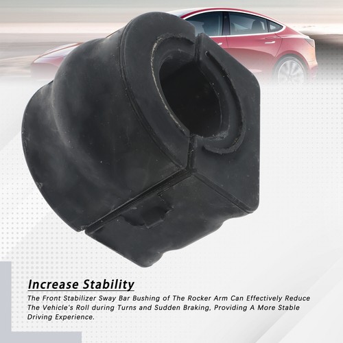 Rubber Front Stabilizer Sway Bar Bushing Black for Tesla Model 3 1144383-00-B - Picture 4 of 7