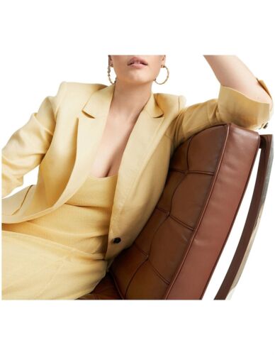Witchery Patch Pocket Blazer – Yellow - Size 14 -5+ items free AU post - Picture 2 of 18
