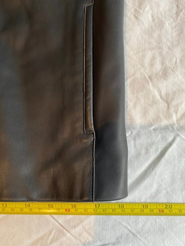 REISS Men's Lambskin Leather Jacket Size M - Picture 17 of 18