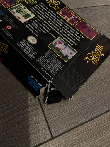 The Wizard Of Oz * Snes Box Only * Super Nintendo Original box - Picture 8 of 9