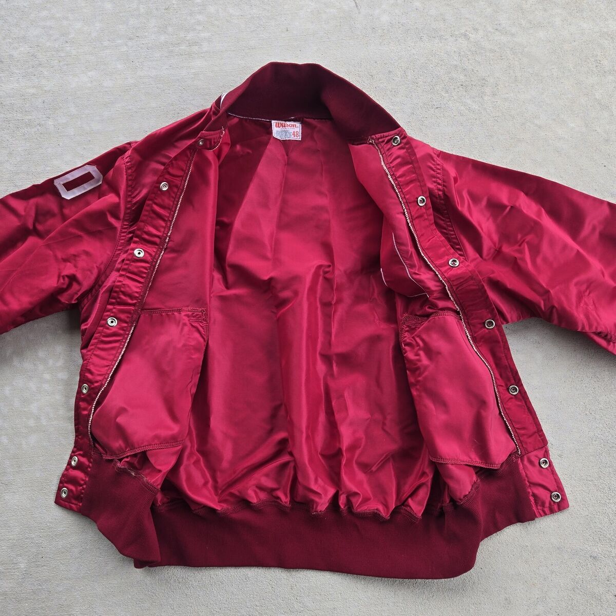 Vintage 80s Size 48 Philadelphia Phillies Baseball Bomber Vintage 80s Size 48 Philadelphia Phillies Baseball Bomber