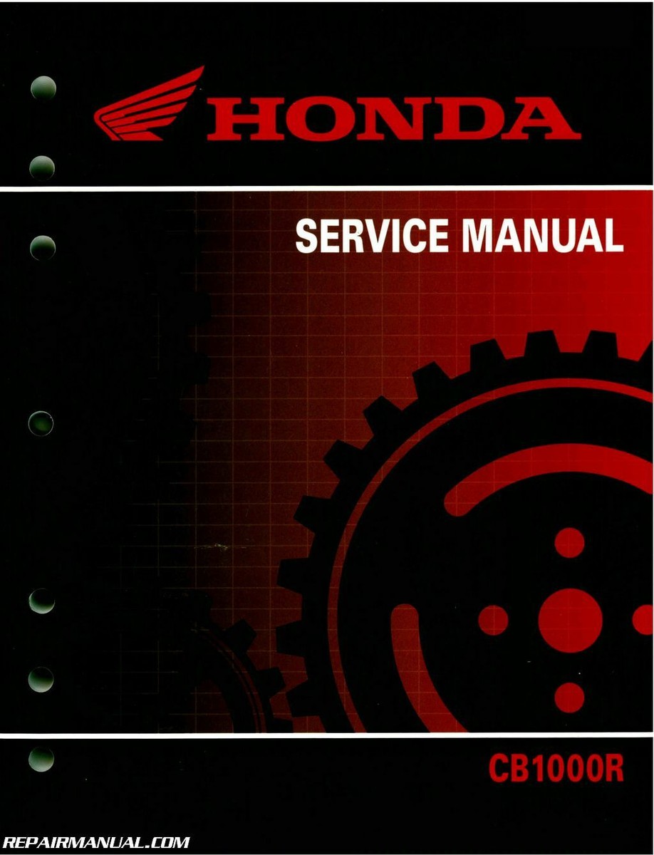 2011-2016 Honda CB1000R Motorcycle Service Manual : 61MFN05 | eBay