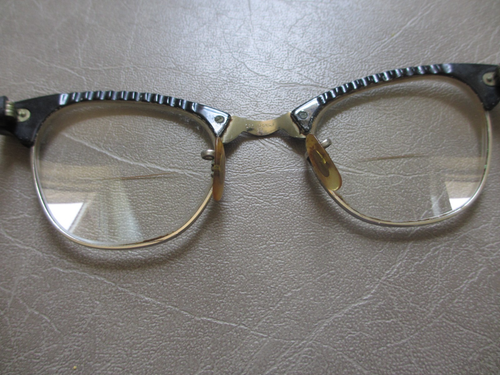 Gafas recetadas vintage con incrustaciones de ojo de gato S.R.O. 1/10 Oro 12K Relleno G.F. 22 - Imagen 8 de 18