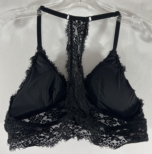 No Boundaries NOBO Women’s Size M Black Lace Adjustable Ladies Bralette EUC - Picture 2 of 4