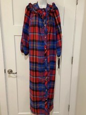 Models Coat Vintage Duster Robe Housecoat Snap Front Ladies Size 12 NEW WITH TAG