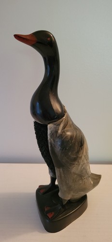 Vintage Duck Figural Butler Brush For Lint, Clothing, And Shoes. Brush Stand - 第 1/15 張圖片