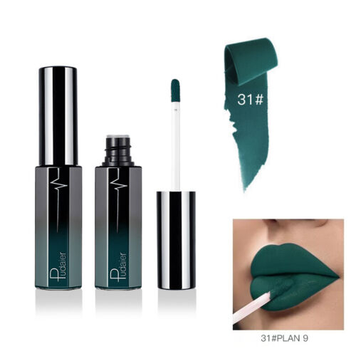 Pudaier Liquid Lipstick Waterproof Matte Velvet Lip Gloss Make up - Picture 61 of 82