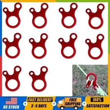 10pc Aluminum Guyline Wind Rope Buckle Outdoor Camping Hiking Tent Cord Adjuster