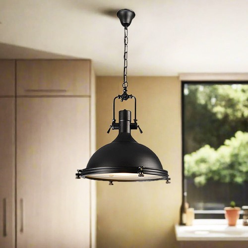 Vintage Industrial Ceiling Light Pendant Lamp Restaurant Warehouse Metal Fixture - Picture 13 of 22