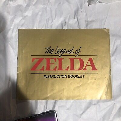 nes legend of zelda cib 1st print tm box