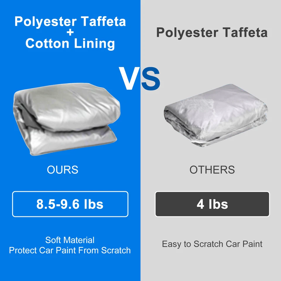 Truck Cover For GMC Sierra 1500/2500 Thickened Cotton Liner Snow 100% Waterproof - Image 4 of 4