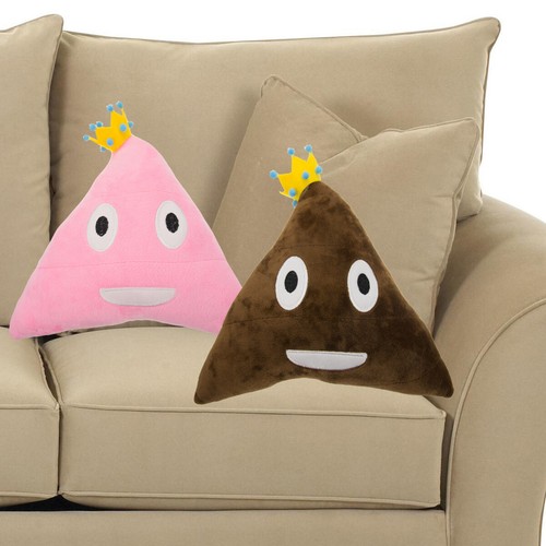 Plush Smiling Poop Emoji Pillow Prince Or Princess Soft Emoticons