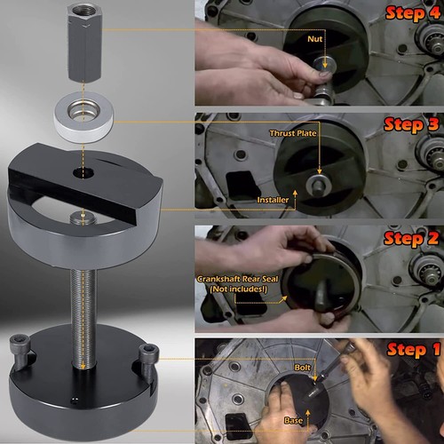 303-770 Crankshaft Rear Main Seal Installer Tool For Ford 6.0L/6.4L Powerstroke - Picture 7 of 12