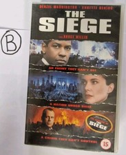 The Siege - Denzel Washington - Annette Bening - PAL VHS Video Tape.