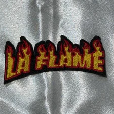 LA FLAME Travis Scott Iron On Embroidery Patch