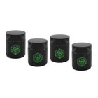 Small Glass Storage Jar and Lid - UV Protection for Herbs, Spices, & Cosmetics