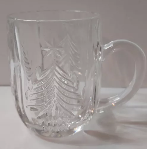 Christmas Tree by Mikasa - Crystal Mug - FABULOUS HOLIDAY PATTERN